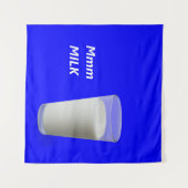 Mmm MILCH Wandteppich (Vorderseite (Horizontal))