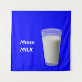 Mmm MILCH Wandteppich (Vorderseite)