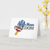 Mmm Mmm Freiheit Karte (Gelbe Blume)