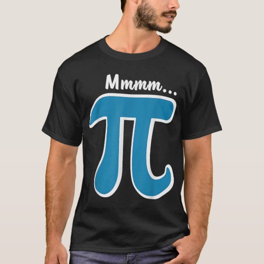 Mmm Pi MMM Pie Pi Day T-Shirt 2023 Mathematik Pun (Vorderseite)