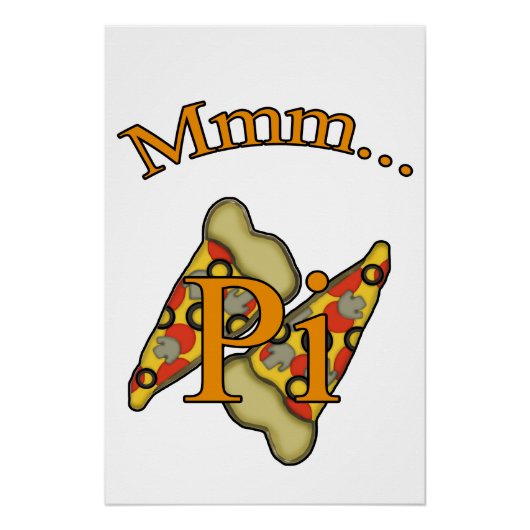 Mmm..Pi Poster (Vorderseite)