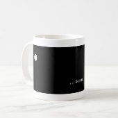 Mmm Saubere minimale Spionage Augen anzeigen Kaffeetasse (Vorderseite Links)
