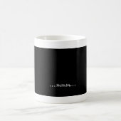 Mmm Saubere minimale Spionage Augen anzeigen Kaffeetasse (Mittel)