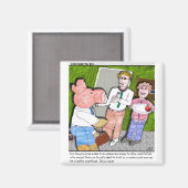 Mmm....schmeckt nach Speck. Schwein Witz! Magnet (Vorderseite/Rückseite)