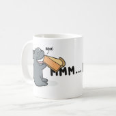 Mmm… Torte Frenchie Kaffeetasse (Vorderseite Links)