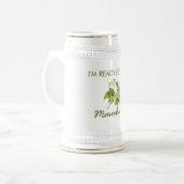 Mmmhops IPA Bier Stein Bierglas (Vorderseite Links)