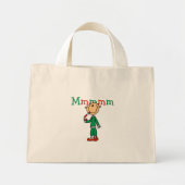 Mmmm Candy Canes Tshirts und Geschenke Mini Stoffbeutel (Vorne)