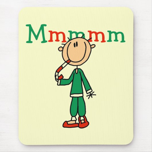 Mmmm Candy Canes Tshirts und Geschenke Mousepad (Vorne)