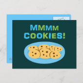 Mmmm Cookies! Postkarte (Vorne/Hinten)