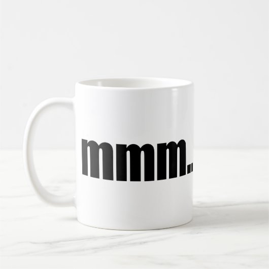 Mmmm fleischig! kaffeetasse (Links)