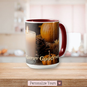 Mmmm Herbstgutheizung Personalisiert Herbstdenken Tasse