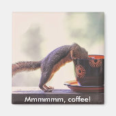 Mmmm, Kaffee! Magnet (Vorne)
