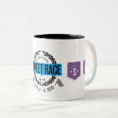 Mmmm Kaffee Zweifarbige Tasse (VorderseiteRechts)