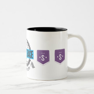 Mmmm Kaffee Zweifarbige Tasse