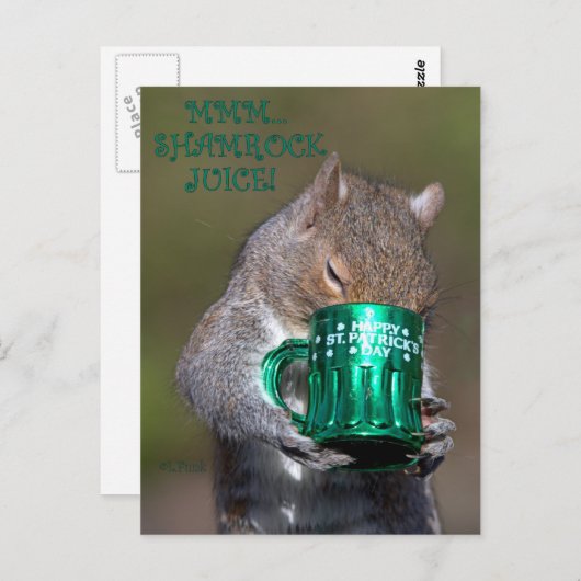 MMMM.. KLEEBLATT JUICE! POSTKARTE (Vorne/Hinten)