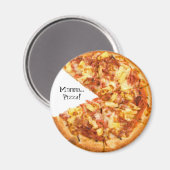 Mmmm... Pizza Magnet (Vorderseite/Rückseite)