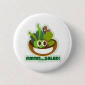 Mmmm Salat Button (Vorderseite)