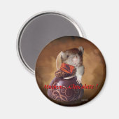 Mmmm...Schokoladenmagnet Magnet (Vorderseite/Rückseite)