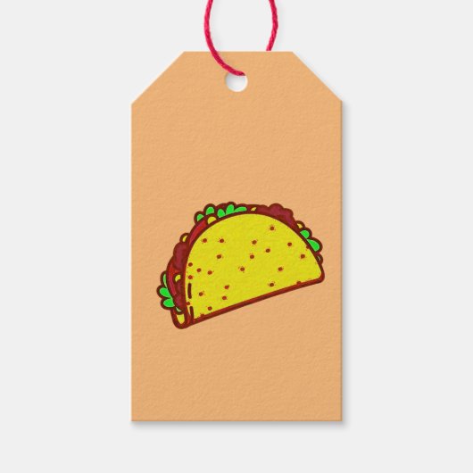 Mmmm Tacos! Geschenkanhänger (Vorderseite)