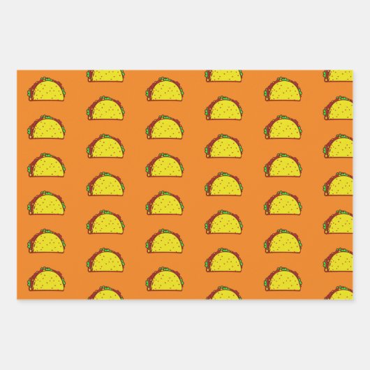 Mmmm Tacos! Geschenkpapier Set (Vorderseite 3)