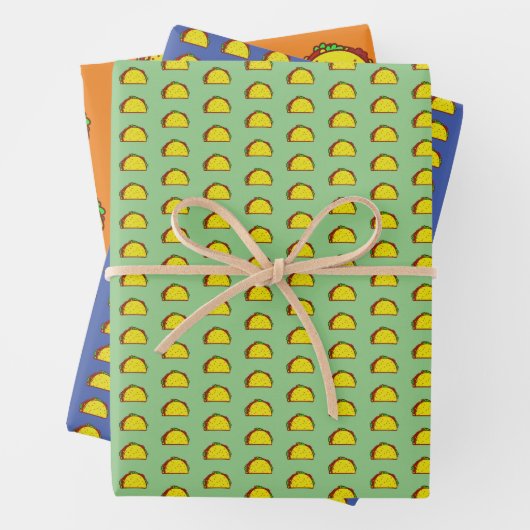 Mmmm Tacos! Geschenkpapier Set (Beispiel)