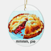 mmmm, Tortenverzierung Keramik Ornament (Links)