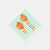 Mmmmm Pie (Erntedank) Serviette (Ecke)