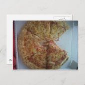 Mmmmm.....Pizza Postkarte (Vorne/Hinten)