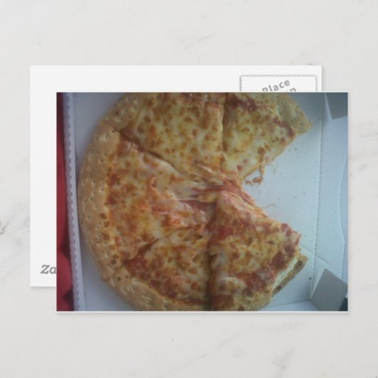 Mmmmm.....Pizza Postkarte (Vorne/Hinten)