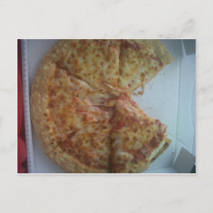 Mmmmm.....Pizza Postkarte