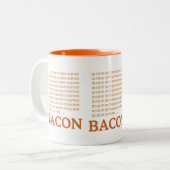 mmmmmmm.. BACON Zweifarbige Tasse (Vorderseite Links)