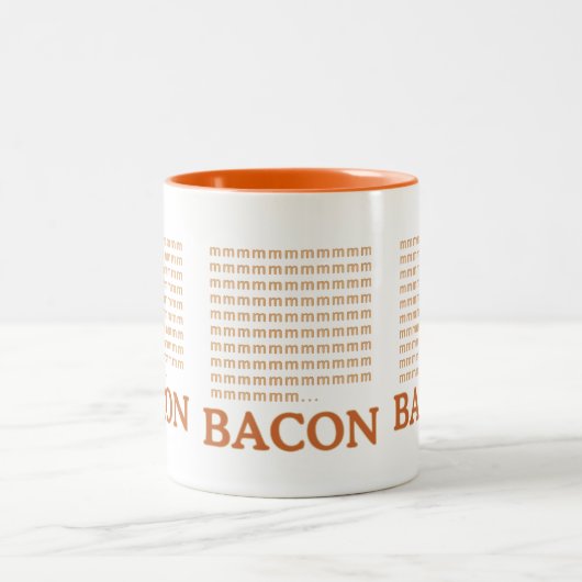 mmmmmmm.. BACON Zweifarbige Tasse (Mittel)