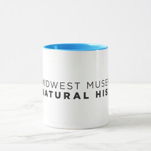 MMNH blaue weiße Logo-Tasse Tasse (Zentrum)