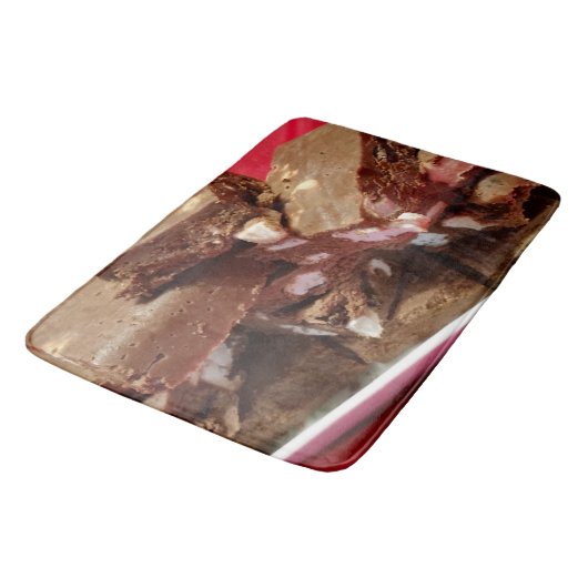 Mmomcherrymarshmallowfuge Badematte (Schrägansicht)