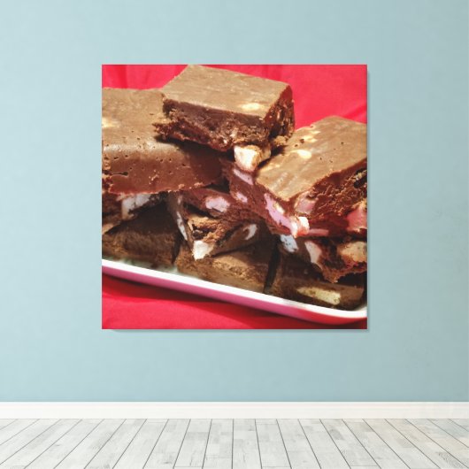 Mmomcherrymarshmallowfuge Leinwanddruck (Insitu (Holzboden))