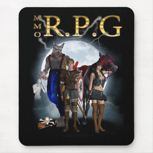 MMORPG - MMORPG - Spiel-Fan Mousepad (Vorne)
