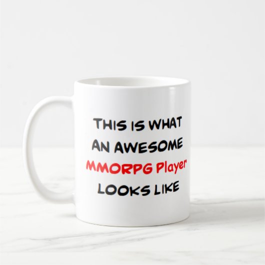 MMORPG-Player, phantastische Kaffee-Tasse Kaffeetasse (Links)