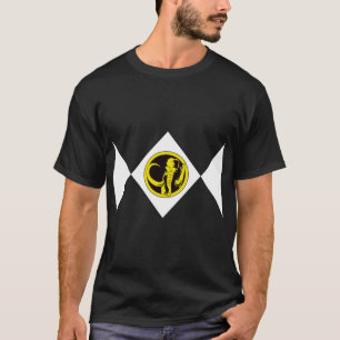MMPR Schwarzer Ranger mit Münze T-Shirt