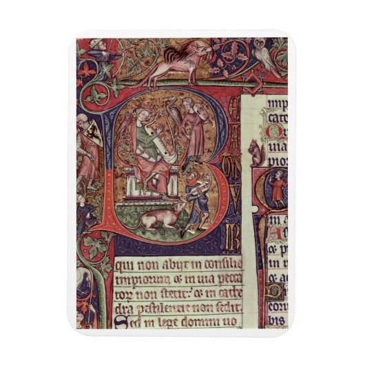 Mms 9961-2 Historiated Initial 'B' from the Peterb Magnet (Vertikal)