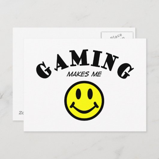 MMS: Gaming Postkarte (Vorne/Hinten)