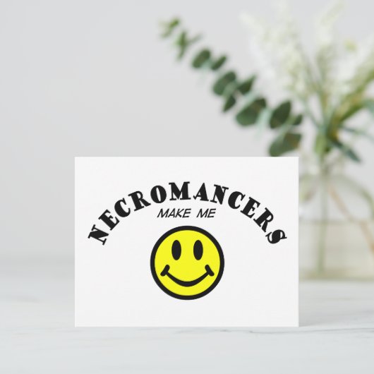 MMS: Nekromanten Postkarte (Stehend Vorderseite)