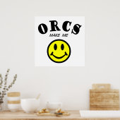 MMS: Orcs Poster (Küche)