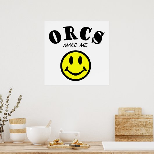 MMS: Orcs Poster (Küche)