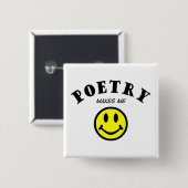 MMS:  Poesie Button (Vorne & Hinten)