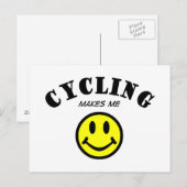 MMS: Radfahren Postkarte (Vorne/Hinten)