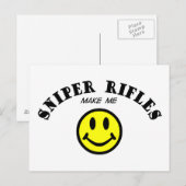 MMS: Sniper Rifles Postkarte (Vorne/Hinten)