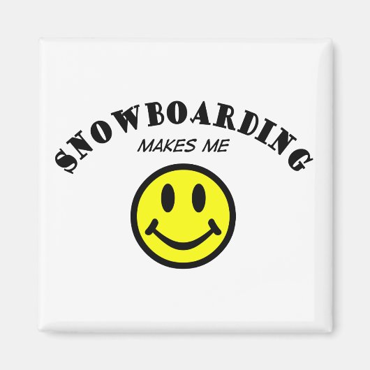 MMS: Snowboarden Magnet (Vorne)