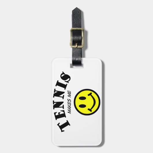 MMS: Tennis Gepäckanhänger (Vorderseite vertikal)