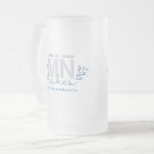 MN 10K Seen Mattglas Bierglas (Vorderseite Links)