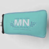 MN 10K Seen Splash Aquamariner Golf Head Cover Golf Headcover (Vorderseite)